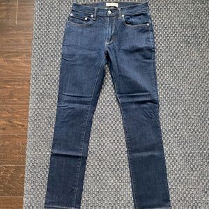 Gap skinny jeans tagged 30x30 measured 29x28 blue stretch euc